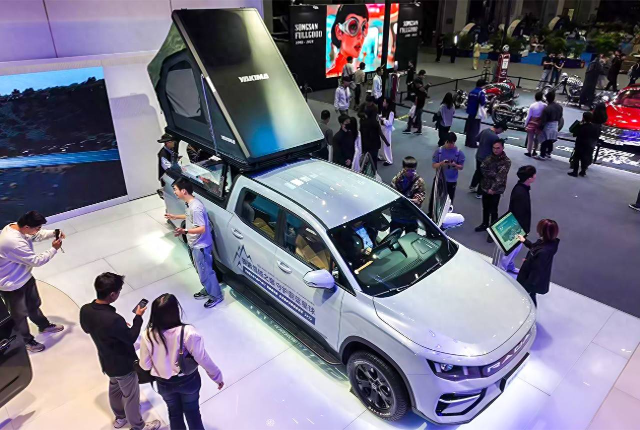 吉利雷達皮卡廣州車展重磅推出車載放電器,這項技術有何意義?