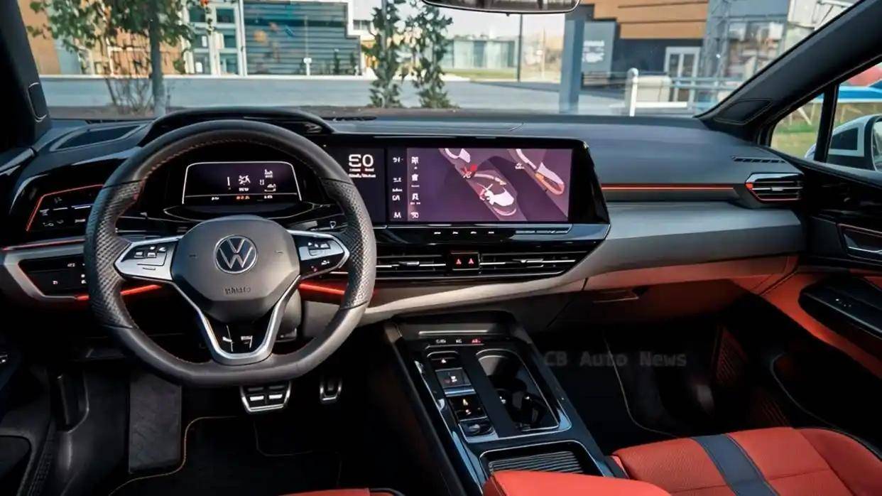 2026款大眾高爾夫曝光,1.5T輕混+160馬力+5.1L油耗,AR抬頭顯示不低頭